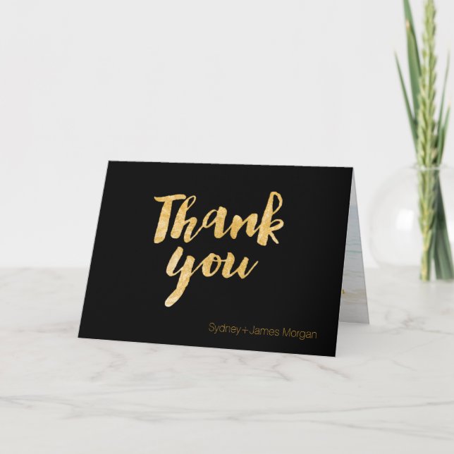 PixDezines DIY colour/faux gold/thank you cards (Front)