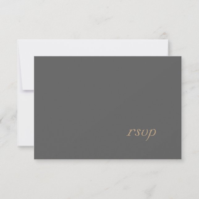 PixDezines DIY colour+fonts/rsvp template/ash RSVP Card (Front)