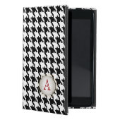 PixDezines diy colour/hounds tooth pattern+monogra iPad Mini Case (Front)