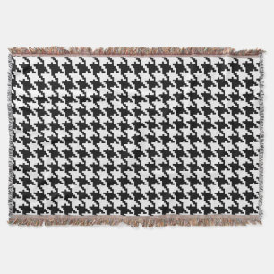 PixDezines DIY Colour Houndstooth Pattern Throw Blanket
