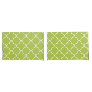 PixDezines DIY colour/Quatrefoil Pattern Pillowcase