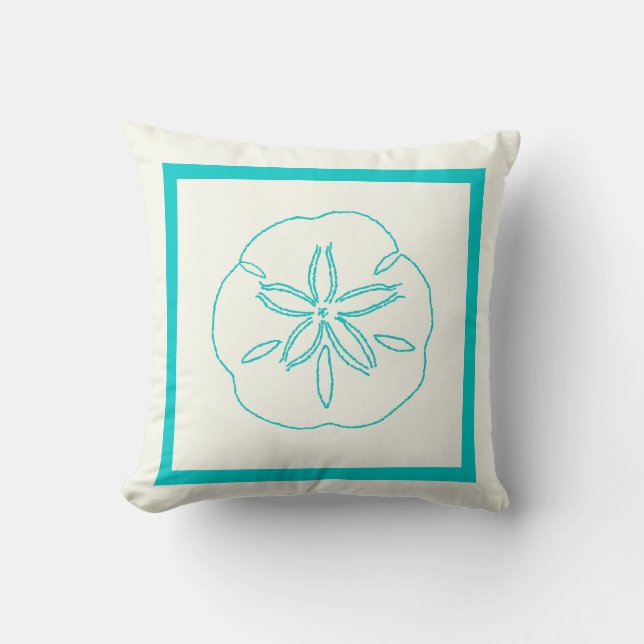 PixDezines diy colour/sanddollar starfish Cushion (Front)