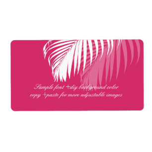 PixDezines DIY colour! white palm fronds
