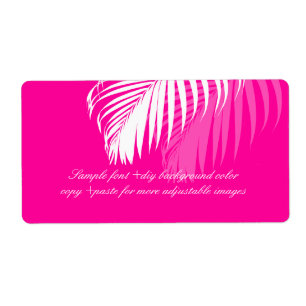 PixDezines DIY colour! white palm fronds