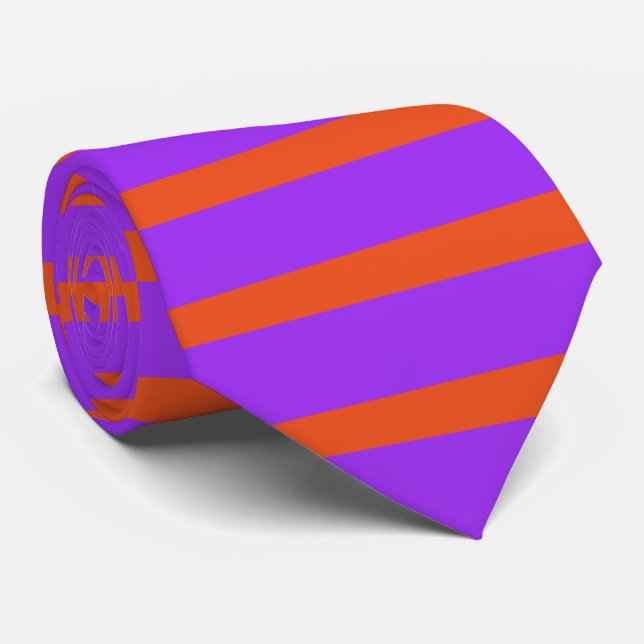 PixDezines diy colours/adjustable stripes Tie (Rolled)