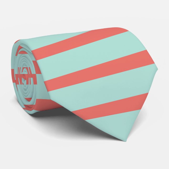 PixDezines diy colours/adjustable stripes Tie (Rolled)