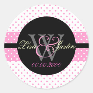 PIxDezines DIY colours, Dots et al. Classic Round Sticker