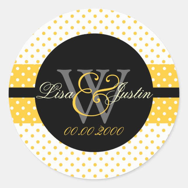 PIxDezines DIY colours, Dots et al. Classic Round Sticker (Front)