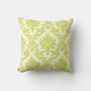 PixDezines diy colours/la paloma damask Cushion