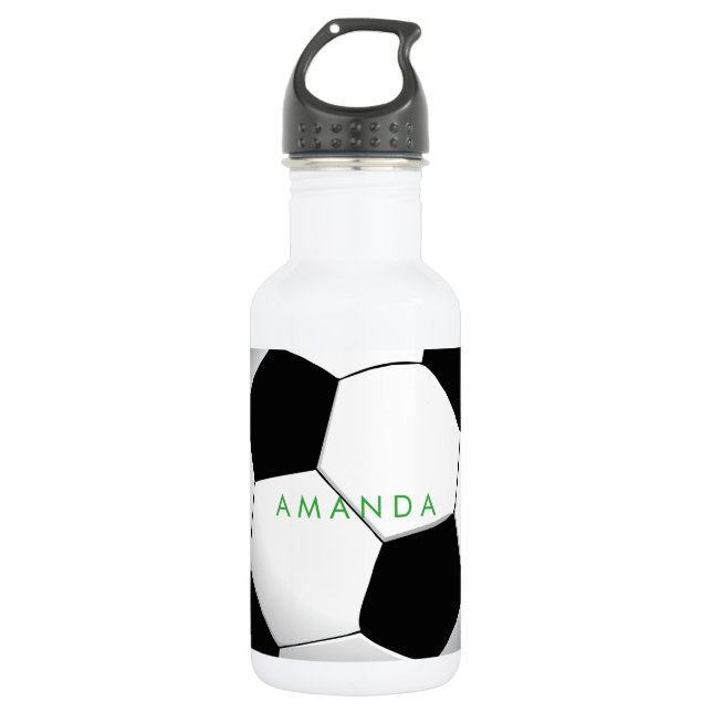 PixDezines DIY soccer ball 532 Ml Water Bottle (Front)