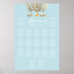PixDezines DIYColor/Gold Chandelier/Heart/Seating Poster