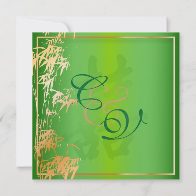 PixDezines Double Happiness, Chinese Wedding Invitation (Front)