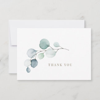 PixDezines Dusty Blue Gum Eucalyptus Bereavement Invitation
