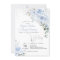 PixDezines Dusty Blue Roses Faux Silver Glitter