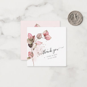 PixDezines Dusty Pink H2 Eucalyptus Branch Card