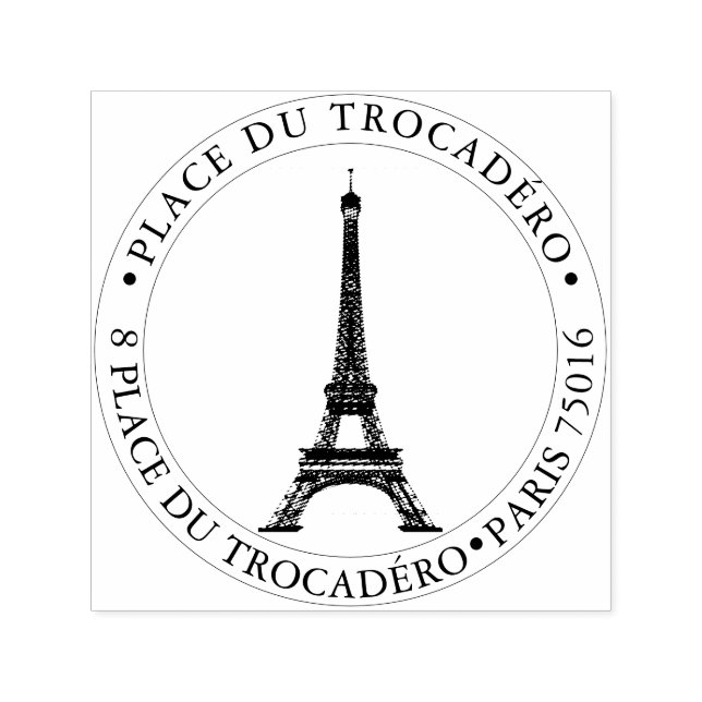 PixDezines Eiffel Tower Self-inking Stamp (Design)