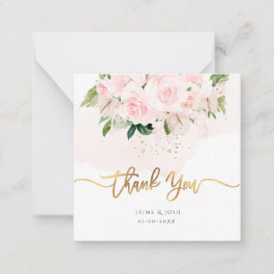 PixDezines Elegant H2 Pale Blush Pink Roses   Card