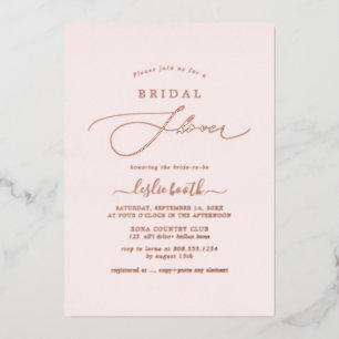 PixDezines Elegant Luxe Calligraphy Bridal Shower 