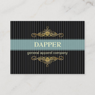 PixDezines elegant pin stripes+scrolls/diy colour Business Card