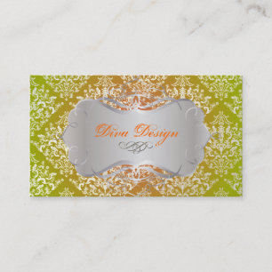 PixDezines Étienne Damask Business Card
