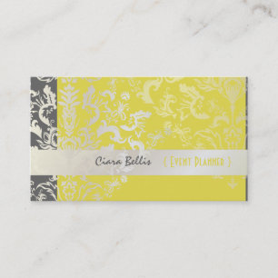 PixDezines Étienne Damask Business Card
