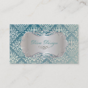 PixDezines Étienne Damask Business Card