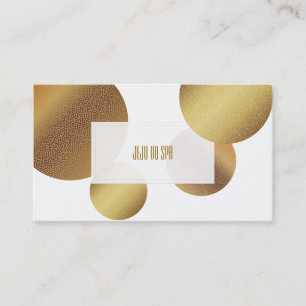 PixDezines faux gold dots Business Card