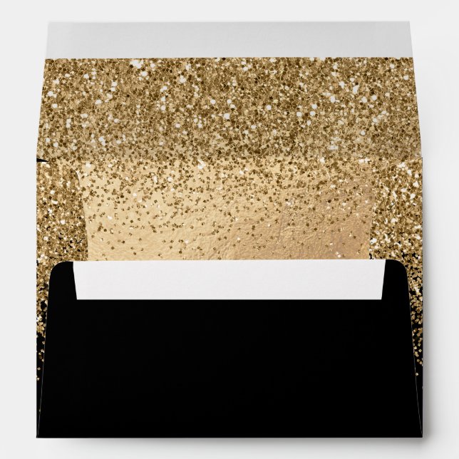 PixDezines Faux Gold Glitter+liner, DIY colours Envelope (Back (Bottom))