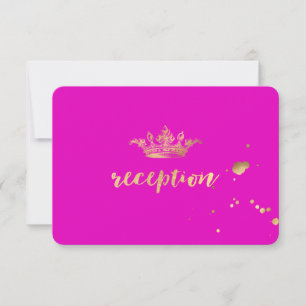 PixDezines faux gold princess crown reception