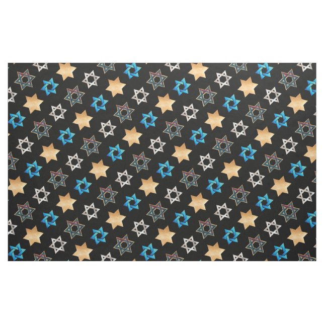 PixDezines Faux Gold Star of David/DIY background Fabric (Fat Quarter)