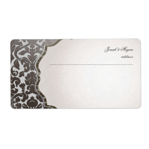 PixDezines faux platinum flora damask