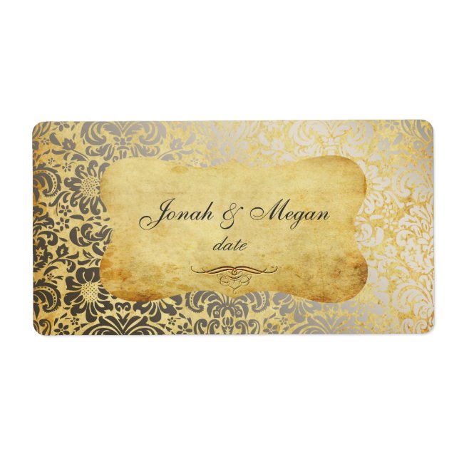 PixDezines Felina, Faux Silver Fidora Damask (Front)