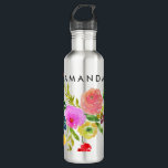 PixDezines Floral/Watercolor/Ranunculus 710 Ml Water Bottle<br><div class="desc">PixDezines floral watercolor ranunculus in multicolor.  All image files are adjustable.  

Copyright © 2015-2016 PixDezines™.  All rights reserved.</div>