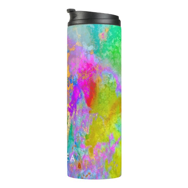 PIXDEZINES GALAXY ABSTRACT THERMAL TUMBLER (Rotated Right)