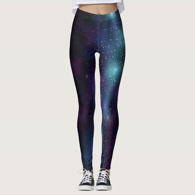PixDezines Galaxy / Cosmic Energy Leggings (Front)