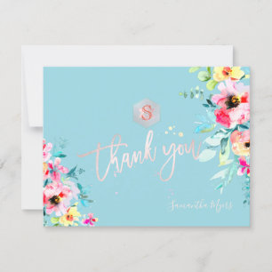 PixDezines Garden Roses  Mitzvah Thank You✡ RSVP Card