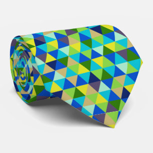 PixDezines geometric/adjustable triangles Tie