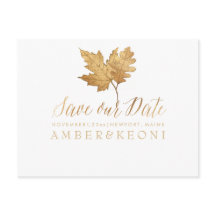 PixDezines Gold Fall Foliage/Save our Date