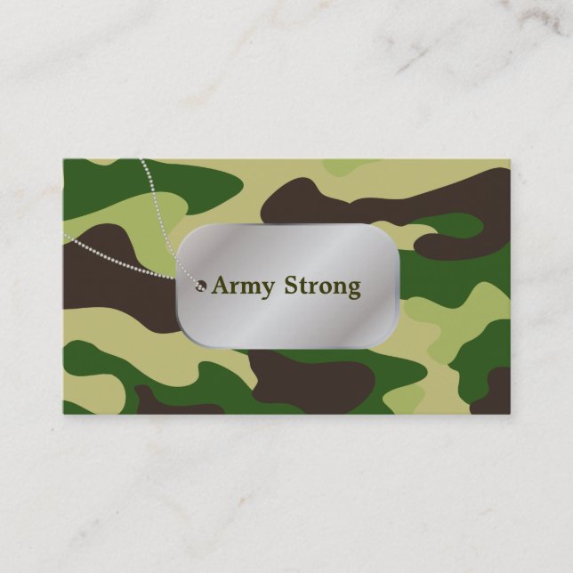 PixDezines Green Camouflage+Dog Tags (Front)