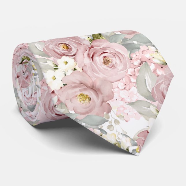 PixDezines H2 Cream Dusty Roses DIY Backgrnd Tie (Rolled)