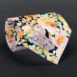 PixDezines H2 Spring Flowers Blush Mustard Tie<br><div class="desc">PixDezines floral watercolor neck tie for spring wedding.  Featuring spring flowers in pastel hues of blush,  mustard yellow,  turquoise green,  peach cream,  grey foliage.  DIY background colour.

 Copyright © 2011-2024 PixDezines™.</div>