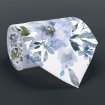 PixDezines H2 Spring Flowers Dusty Blue Navy Tie<br><div class="desc">PixDezines floral watercolor neck tie for mid-summer wedding.  Featuring spring flowers in pastel hues of dusty blue and navy grey foliage.  DIY background colour.

Copyright © 2011-2024 PixDezines™.</div>