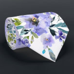 PixDezines H2 Spring Flowers Lavender Purple Roses Tie<br><div class="desc">PixDezines floral watercolor neck tie for spring wedding.  Featuring spring flowers in summer hues of lavender purple roses,  a dash of blue green foliage.  DIY background colour.

Copyright © 2011-2024 PixDezines™.</div>