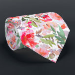 PixDezines H2 Summer Flowers Bright Hues Tie<br><div class="desc">PixDezines floral watercolor neck tie for summer wedding.  Featuring water colour flowers - summer hues - orange,  purple,  red,  magenta and green  foliage.  DIY background colour.

 Copyright © 2011-2024 PixDezines™.</div>