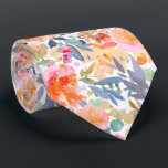 PixDezines H2 Summer Flowers Bright Hues Tie<br><div class="desc">PixDezines floral watercolor neck tie for summer wedding.  Featuring water colour flowers - summer hues - orange,  purple,  red,  magenta and green  foliage.  DIY background colour.

 Copyright © 2011-2024 PixDezines™.</div>