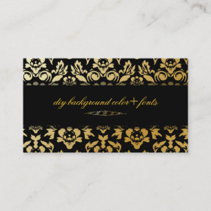 PixDezines Haute Coutour Damask/DIY background Business Card
