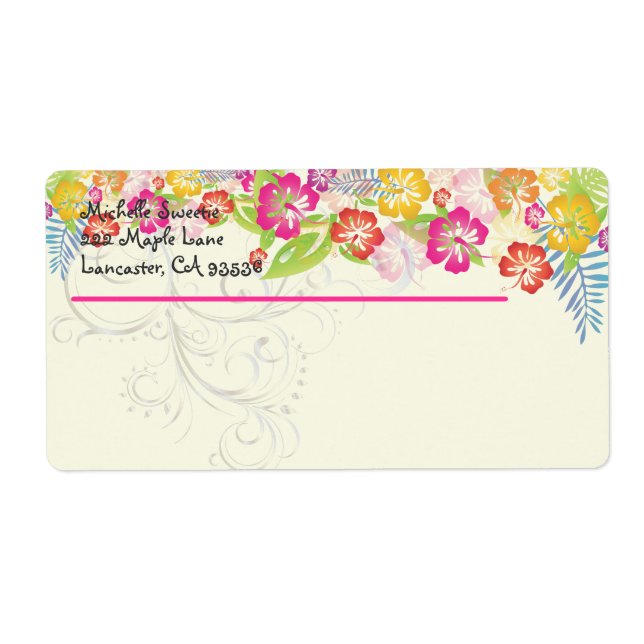 PixDezines Hawaiian Leis of Hibiscus/DIY colour (Front)