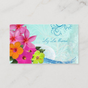 PixDezines hula waves Business Card