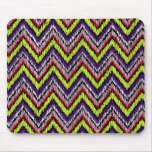 PixDezines ikat chevron/DIY background Mouse Pad