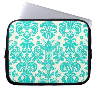 PixDezines Isabella Damask/DIY background colour! Laptop Sleeve